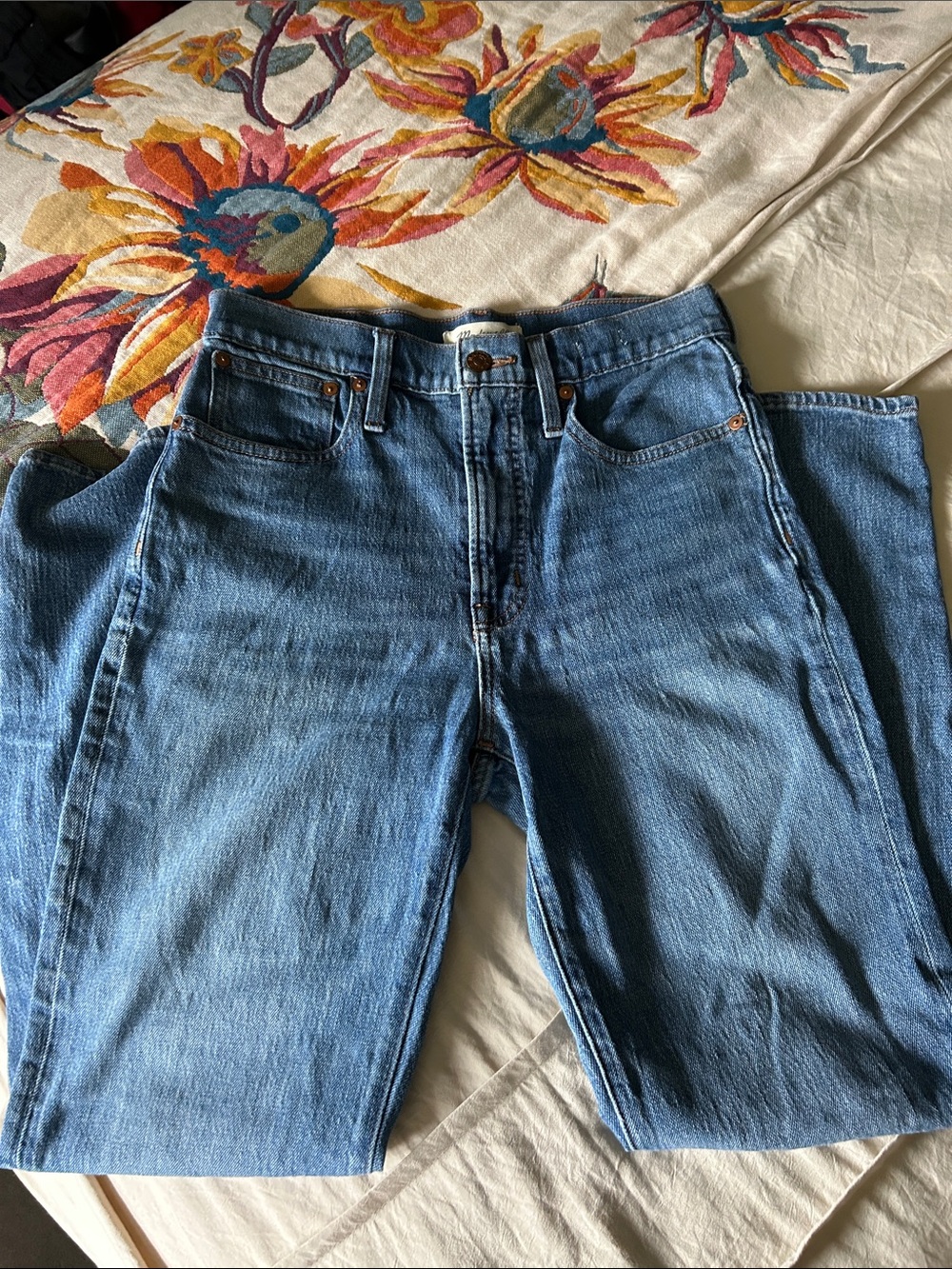 Madewell Straight Leg Women's Denim Jeans, Size 26